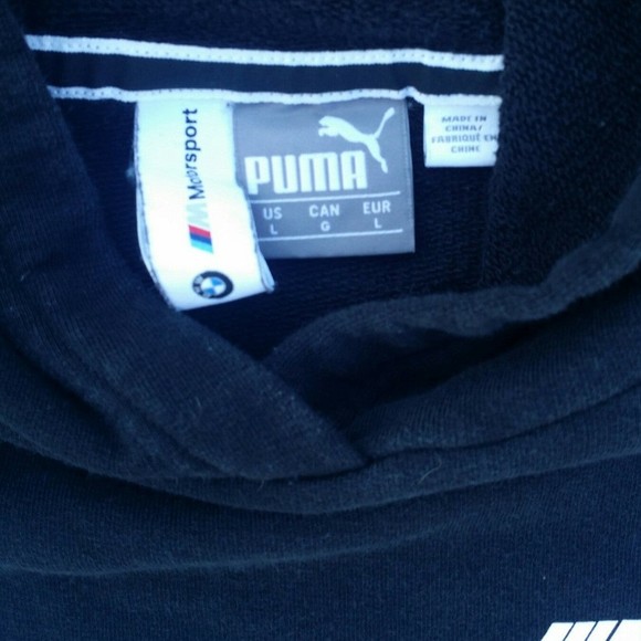 Puma × BMW Motorsport M88 Hooded Sweatshirt Size Large - Picture 5 of 5